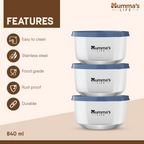 Mumma's LIFE Stainless Steel Vacuum Insulated Lunch Box | Grocsy