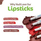 Mamaearth Moisture Matte Longstay Lipstick Citrus Nude | Grocsy