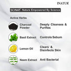 Inatur Charcoal Face Scrub | Grocsy