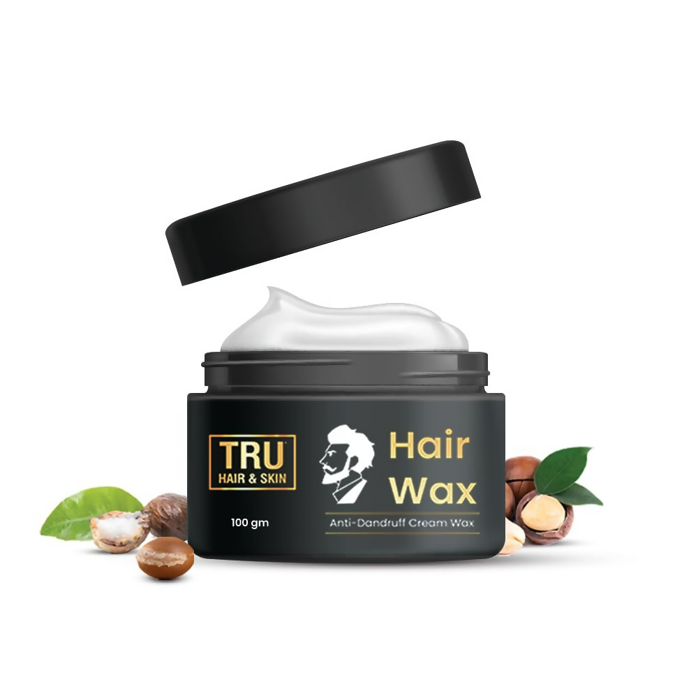 Tru Hair & Skin Strong Hold For 12-Hours Hair Wax Cream with Argan Oil | Grocsy