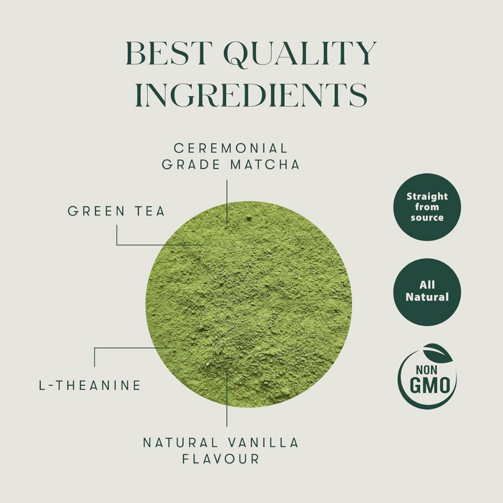Luxmi Estates Vanilla Matcha with Probiotics | Grocsy