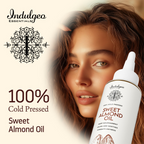 Indulgeo Essentials Cold Pressed Sweet Almond Oil | Grocsy