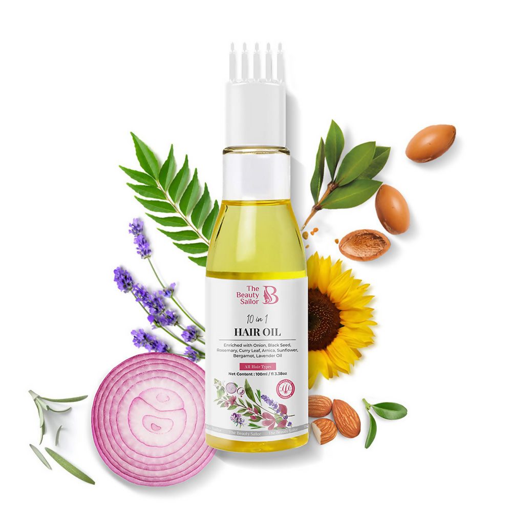 The Beauty Sailor 10 In 1 Hair Oil | Grocsy