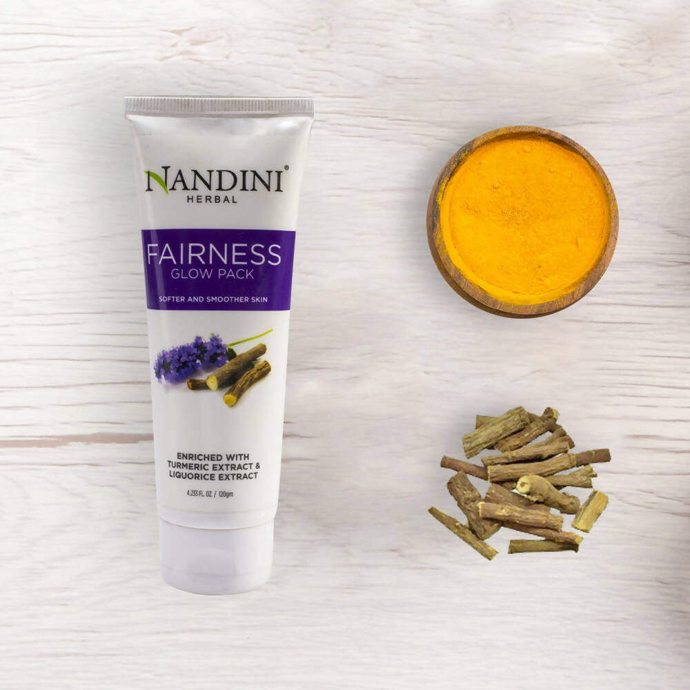 Nandini Herbal Fairness Glow Pack | Grocsy