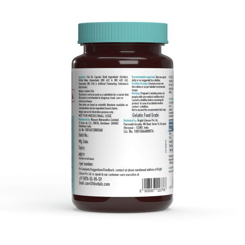 HK Vitals Advanced Omega-3 Capsules | Grocsy