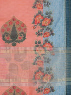 Myshka Women's Traditional Multi Cotton Silk Printed Casual Dupatta | Grocsy