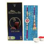 Ethnic Lumba Rakhi Set And Bournville | Grocsy