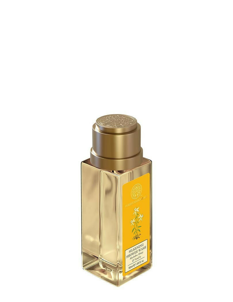 Forest Essentials Travel Size Silkening Shower Wash Mashobra Honey & Vanilla | Grocsy