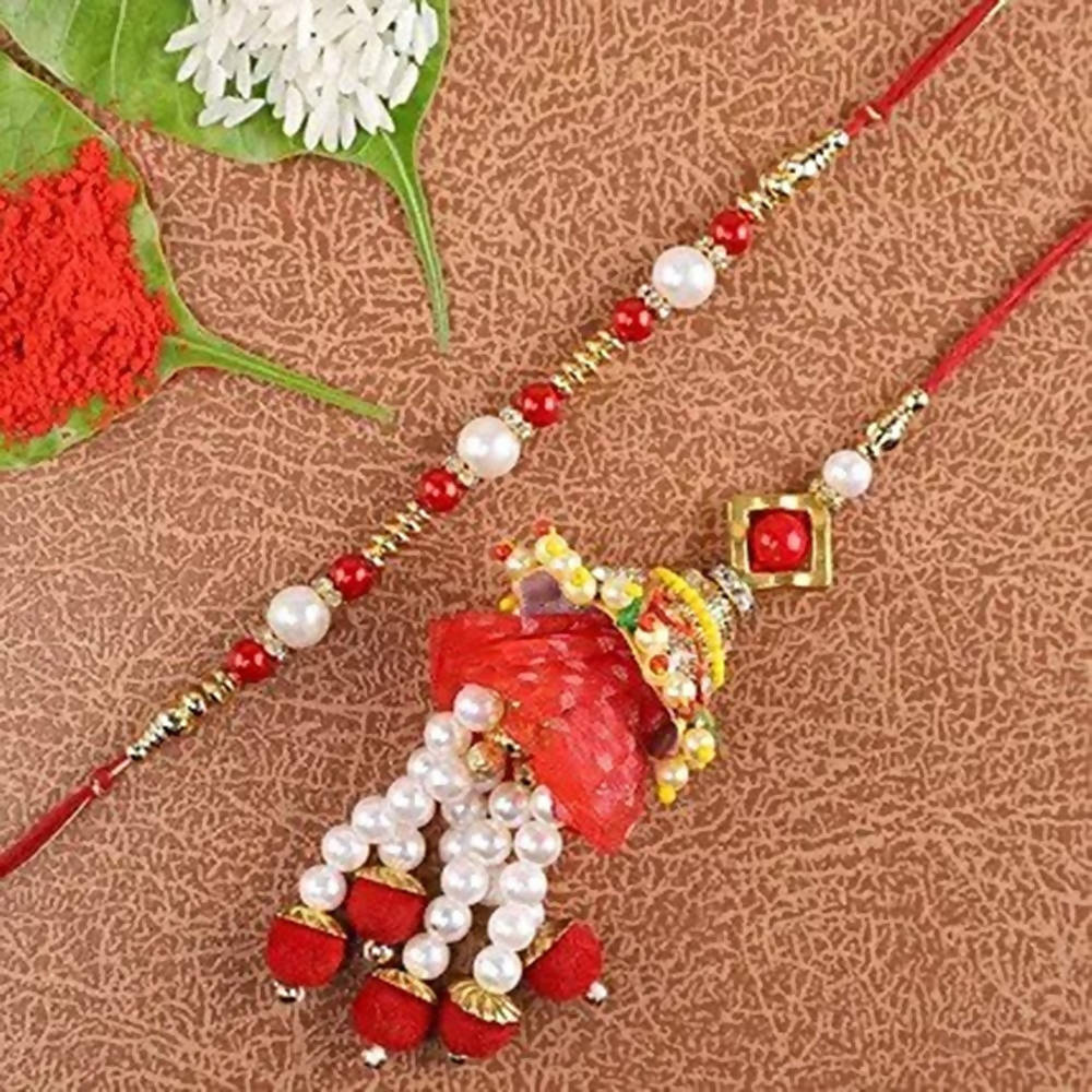 Fancy Rakhis With Amul Dark & Milk Chocolates | Grocsy