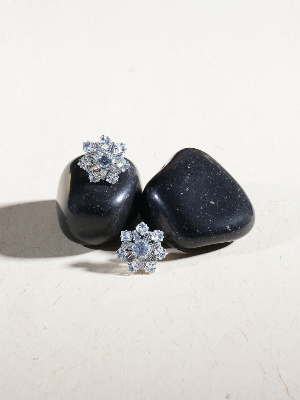 stone stud (white) - Ruby Raang | Grocsy