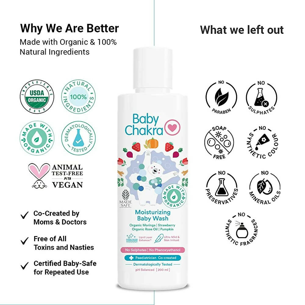BabyChakra Moisturizing Baby Wash | Grocsy