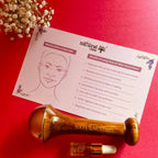 Natural Vibes Kansa Face Massage Wand with Free Gold Beauty Elixir Oil | Grocsy