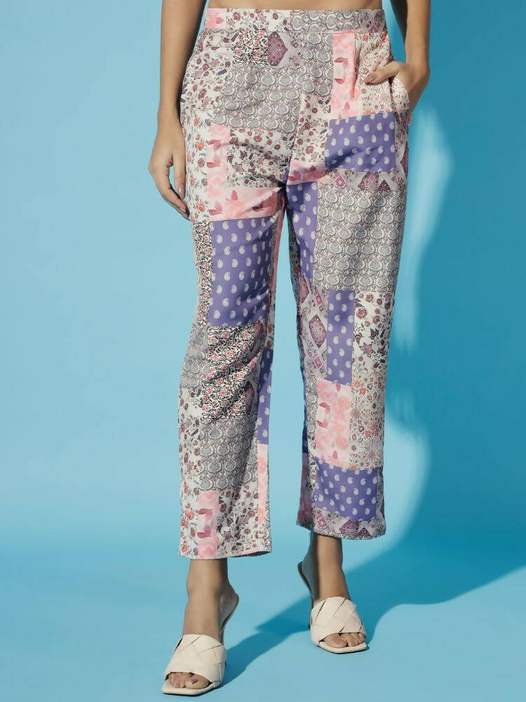 Myshka Women Multi-Printed Bling & Sparkly Co-Ords | Grocsy