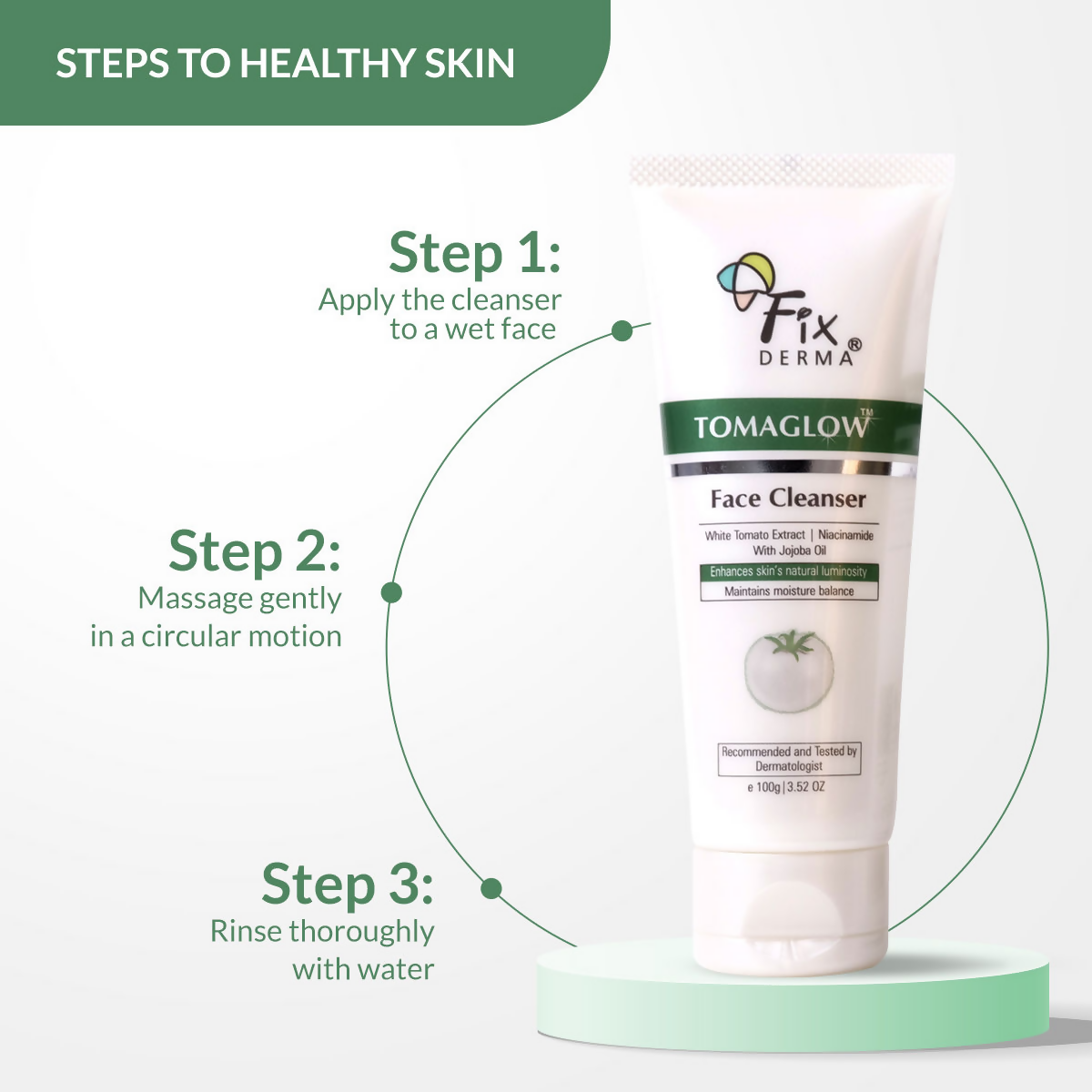 Fixderma Tomaglow Face Cleanser | Grocsy