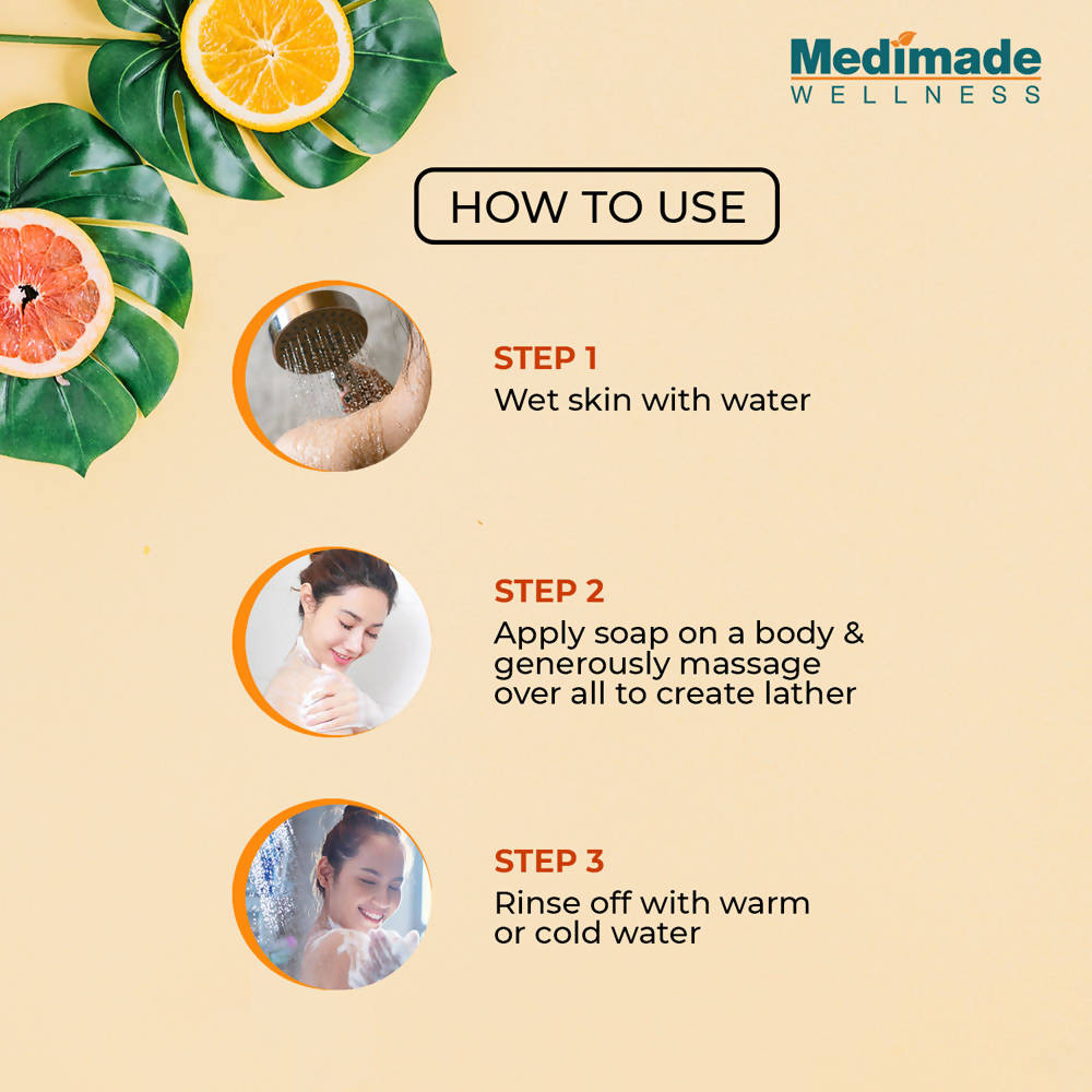 Medimade Wellness Orange & Grapefruit Premium Soap | Grocsy