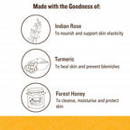 Soultree Indian Rose Face Wash With Turmeric & Honey | Grocsy