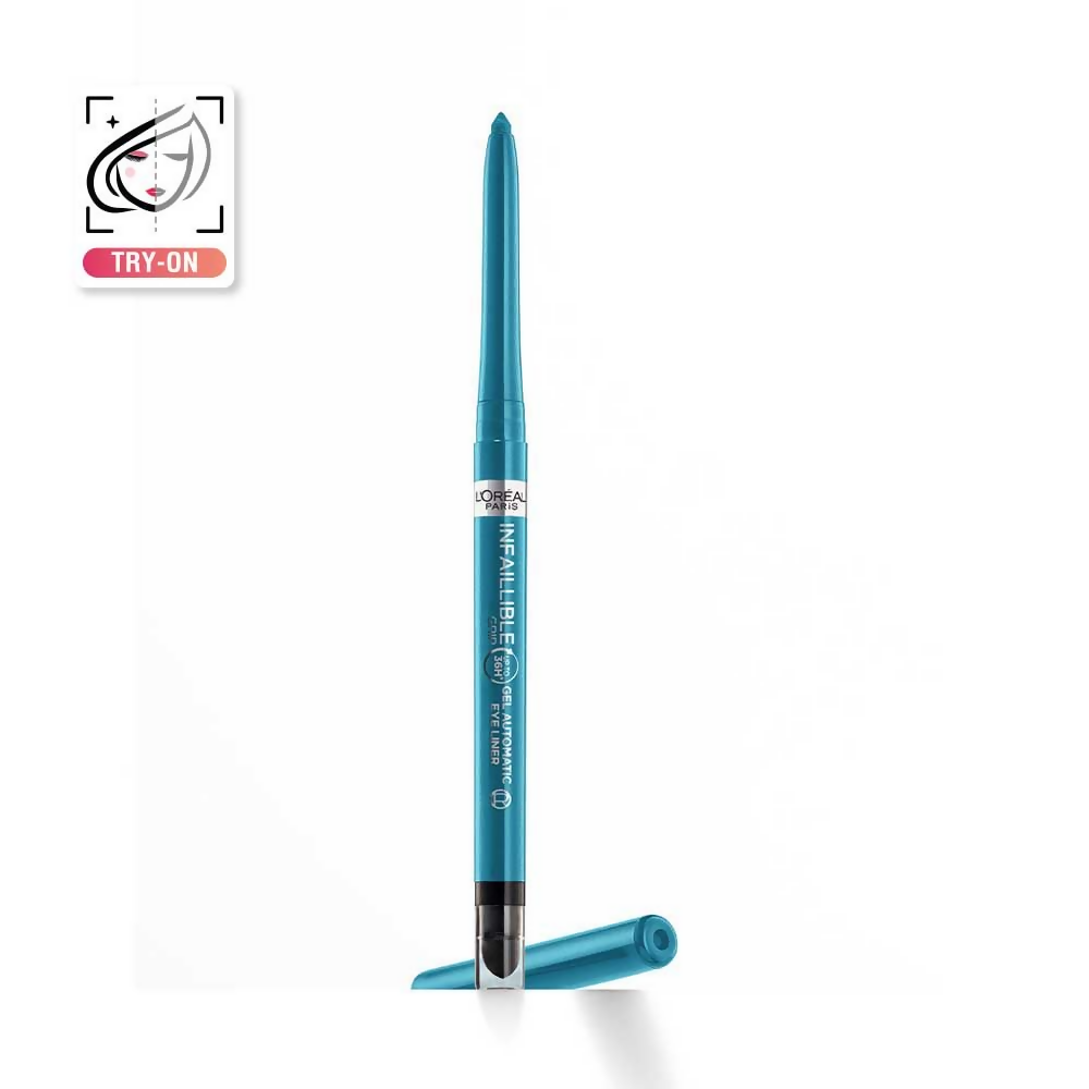 L'Oreal Paris Infaillible Grip Upto 36H Gel Automatic Eye Liner - 007 Turquoise | Grocsy