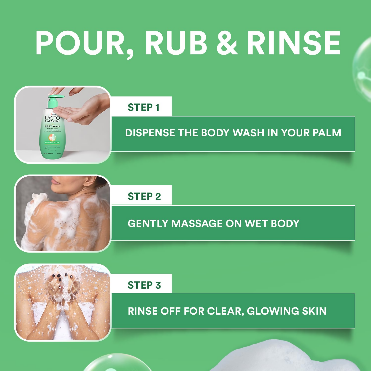 Lacto Calamine 1% Salicylic Acid Body Wash | Grocsy