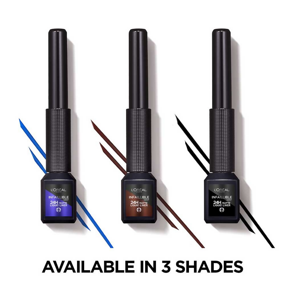 L'Oreal Paris Infaillible Grip 24H Matte Liquid Liner - 02 Blue | Grocsy