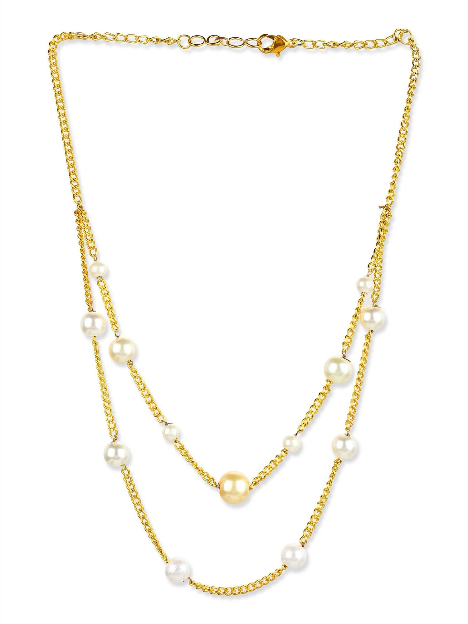 Women's Gold-Polished Chain - Ruby Raang | Grocsy