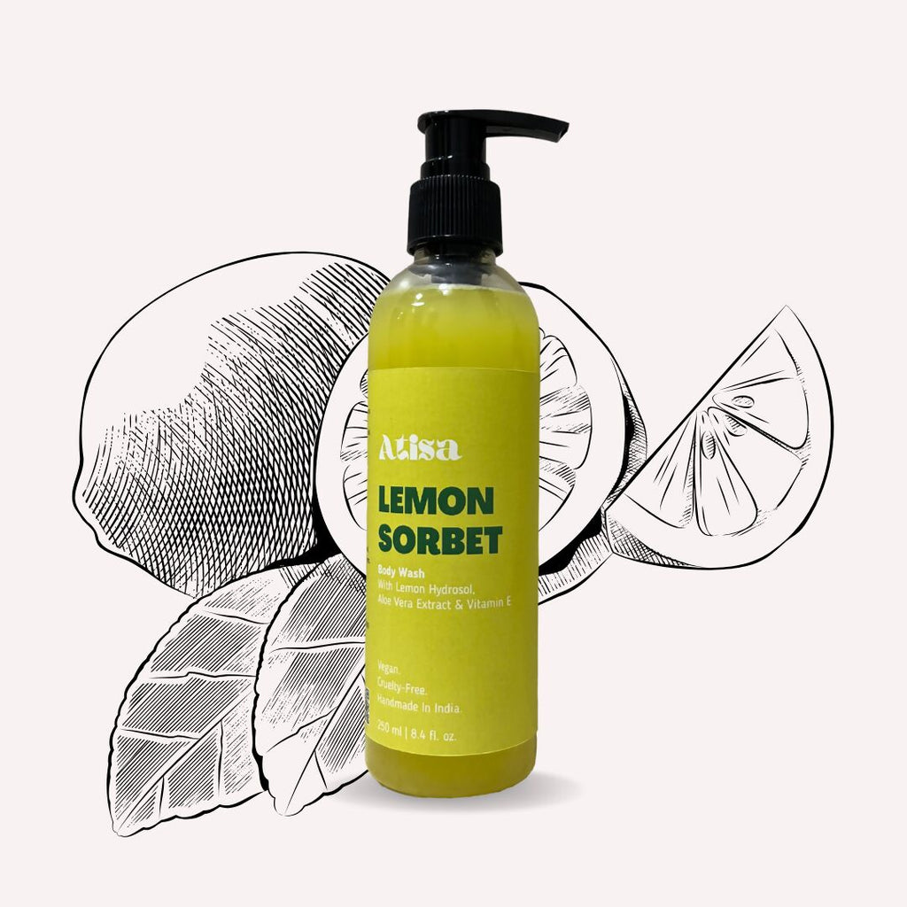 Atisa Lemon Sorbet Body Wash | Grocsy