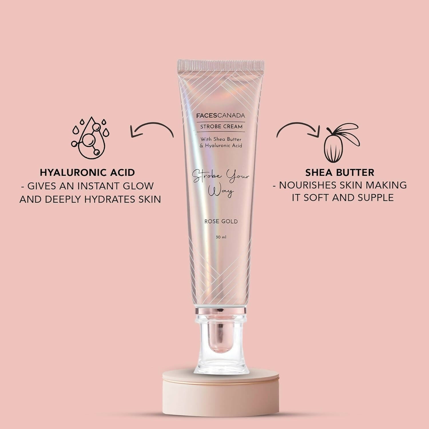 Faces Canada Strobe Cream - Rose Gold | Grocsy