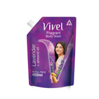 Vivel Fragrant Body Wash Lavender & Almond Oil Moisturizing Shower Gel Supersaver Refill Pack | Grocsy
