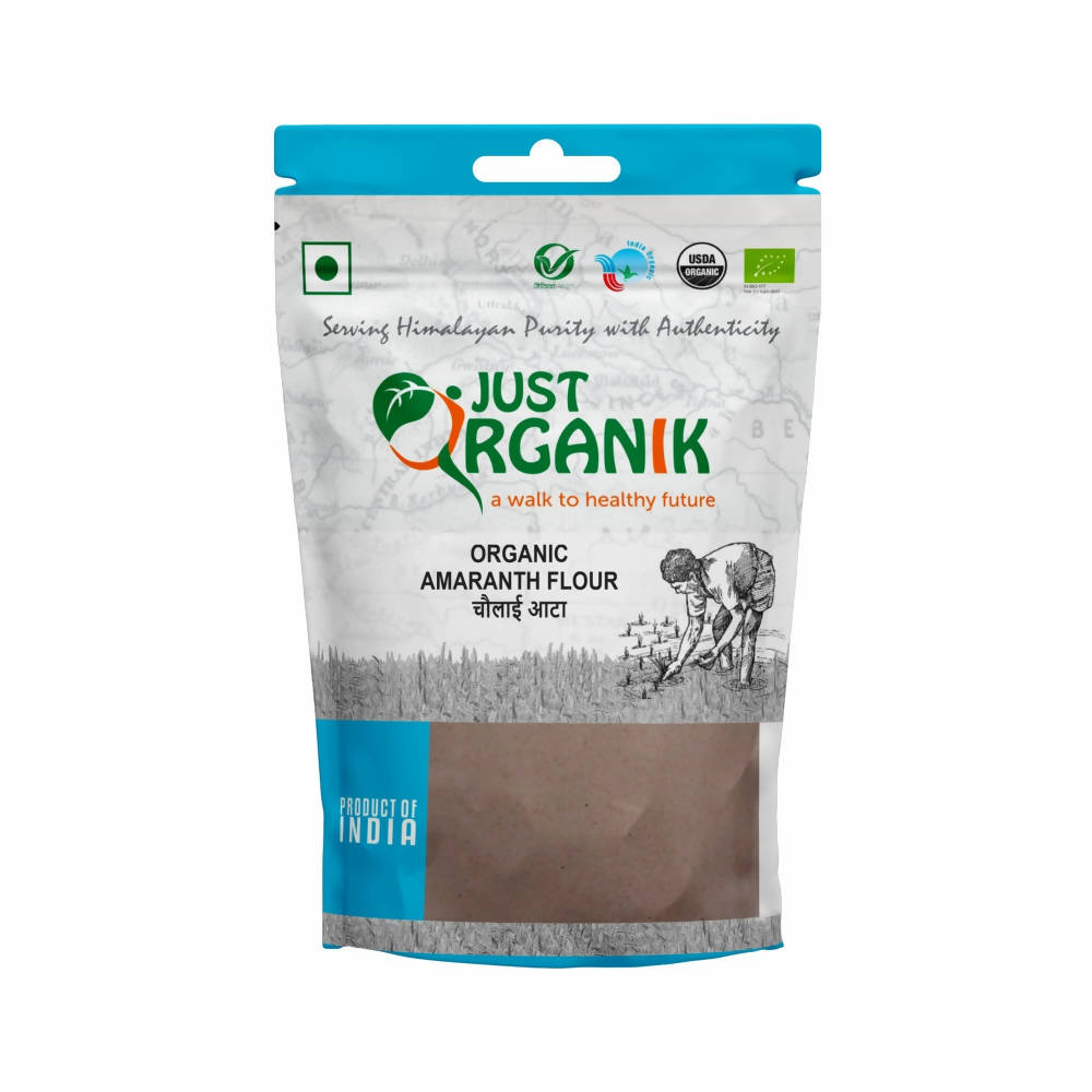 Just Organik Amaranth Flour (Chaulai Aata) | Grocsy