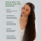 Pureus Herbals Amla & Bhringraj Herbal Shampoo | Grocsy