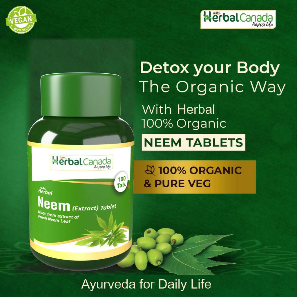 Herbal Canada Neem Extract Tablets | Grocsy