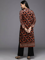 Ahalyaa Women's Traditional wear Kurta - Black | Grocsy