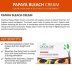 Oxyglow Herbals Papaya Bleach Cream | Grocsy