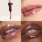 Huda Beauty Icy Nude Faux Filler Lip Gloss - She Fire | Grocsy