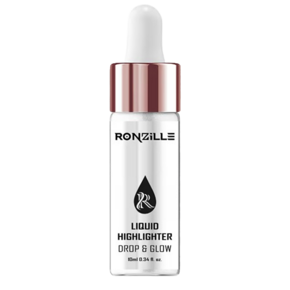 Ronzille Smooth Shine Liquid Illuminator Face Highlighter 3D Glow - Silver | Grocsy