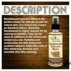VedicAyurveda Sandalwood Hydrosol Water | Grocsy