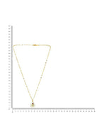 Antique Finish White Crystal Necklace - Ruby Raang | Grocsy
