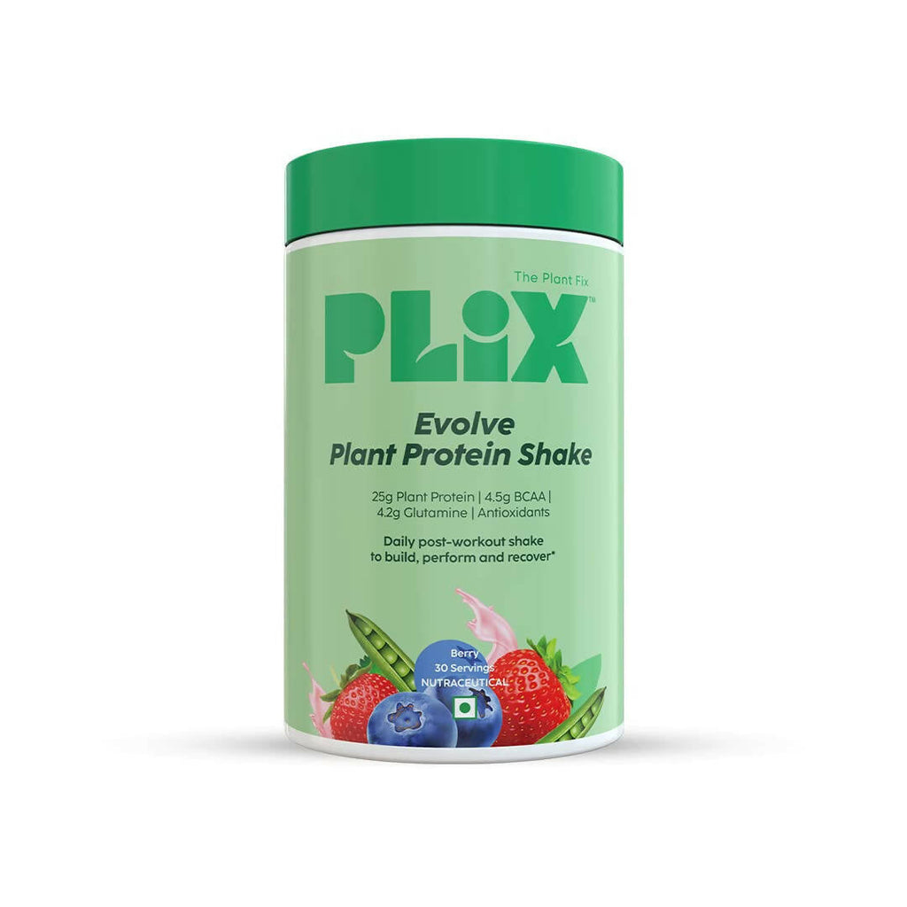 PLIX The Plant Fix Evolve Plant Protein Shake Powder - Mixed Berry | Grocsy