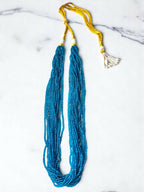 Inhanns Crystal Beads Luxe Edition – Multi-Layered Necklace - Sea Blue | Grocsy