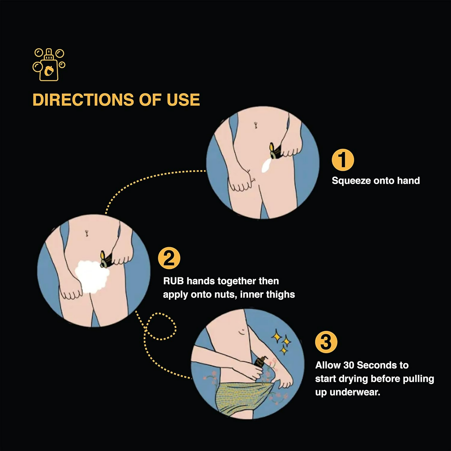 Nuut Guard Liquid Intimate Powder For Men | Grocsy