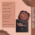 NY Bae Pro Contour & Bronze - Deep Brown 01 | Grocsy