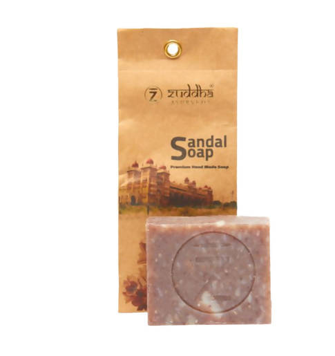 Zuddha Ayurveda Premium Handmade Sandal Soap | Grocsy