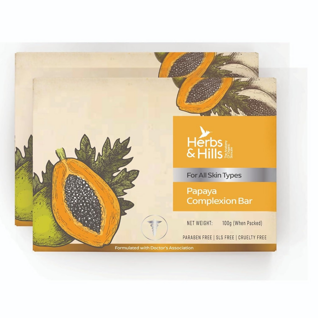 Herbs & Hills Papaya Complexion Bar | Grocsy