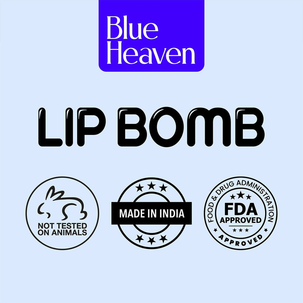Blue Heaven Tinted Lip Balm Vanilla infused with Shea Butter, Almond oil and Vitamin E | Grocsy