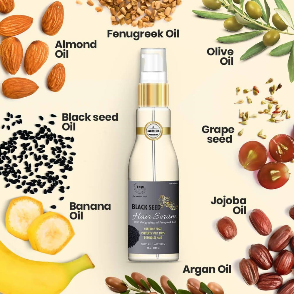 The Natural Wash Black Seed Hair Serum | Grocsy