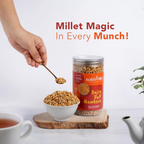 Krafted Millets Bajra Puff Namkeen | Grocsy