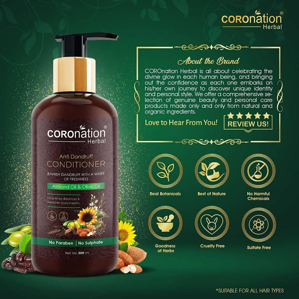 Coronation Herbal Anti Dandruff Hair Conditioner | Grocsy