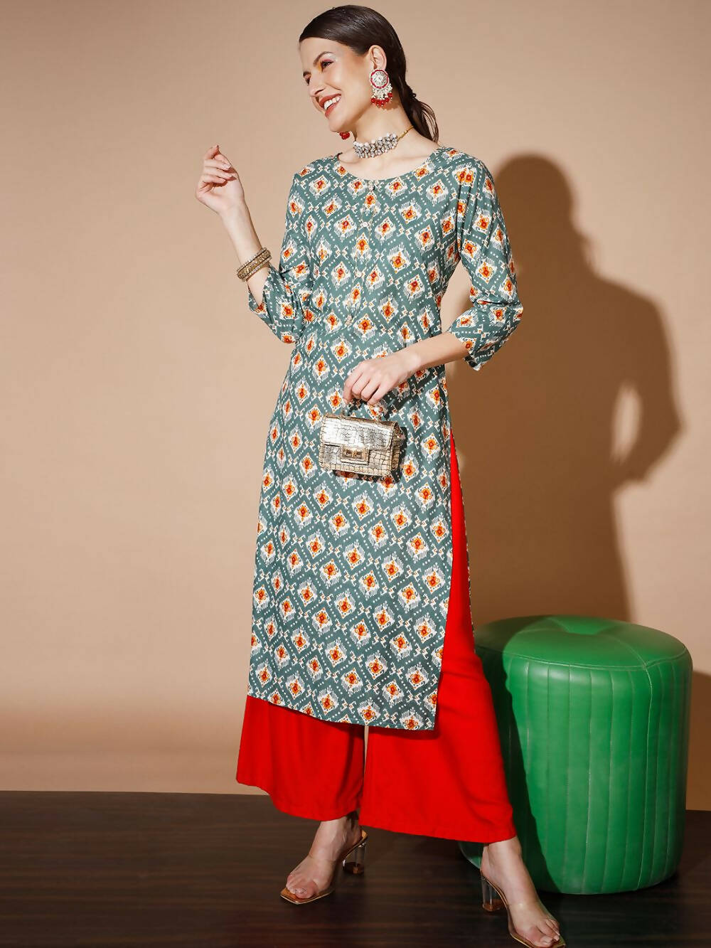 Myshka Women Multi Printed Kurtas | Grocsy