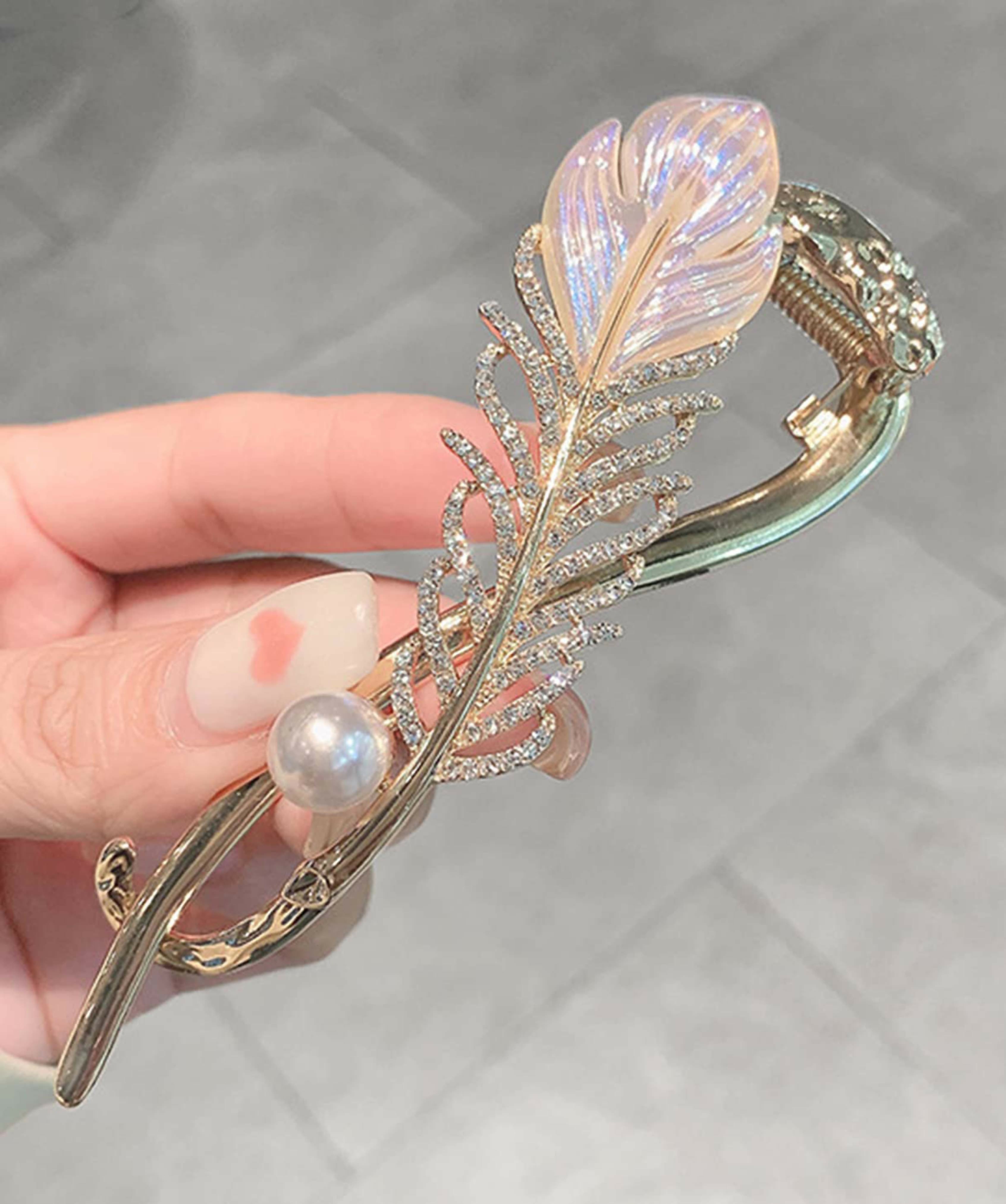 Joban Fashion White Metal Flower Hair Comb Hairpin | Grocsy