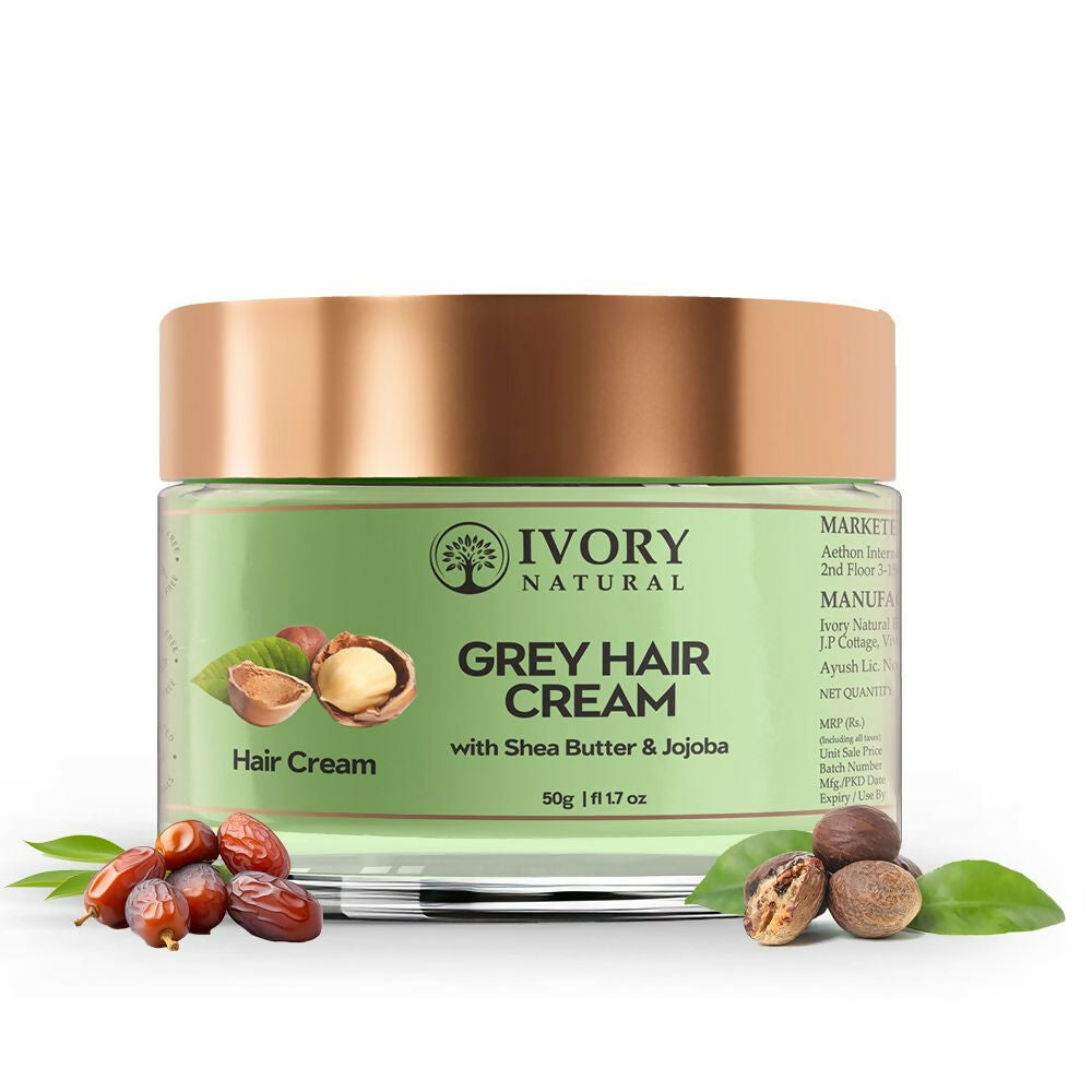 Ivory Natural Cream For Greys Restore Natural Hair Color | Grocsy