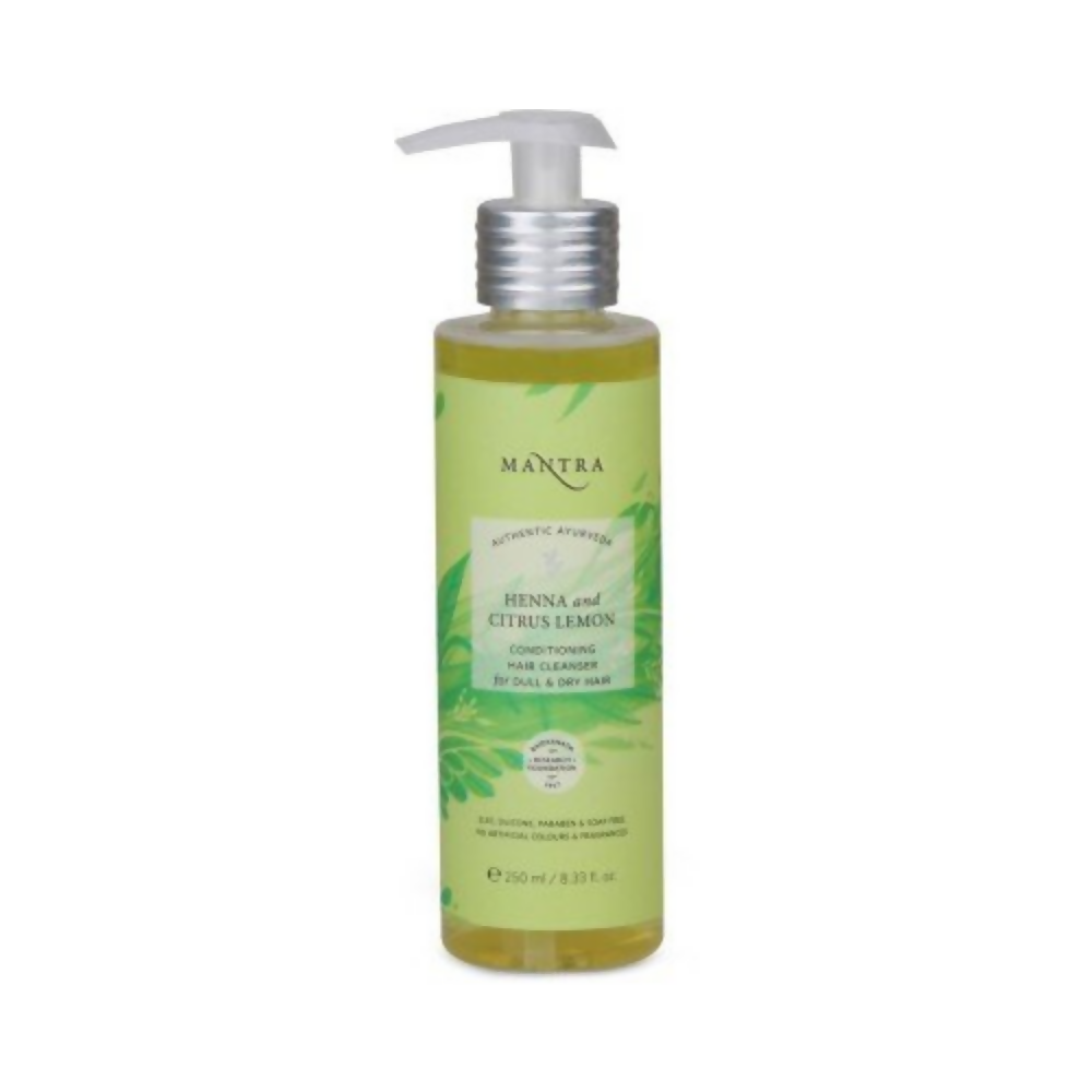 Mantra Herbal Henna and Citrus Lemon Conditioning Hair Cleanser For Dull & Dry Hair | Grocsy